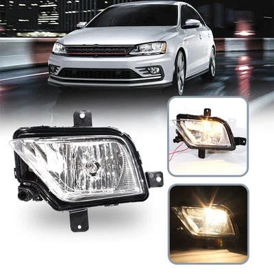 Lâmpada de neblina dianteira esquerda para motorista com lâmpada LED para 2015-2018 Volkswagen Jetta GLI - Imagem 1 de 4