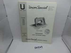 Vintage Union Special Lewis Columbia Sewing Machine Book Class 51400 BP Cat 104L - Picture 1 of 6