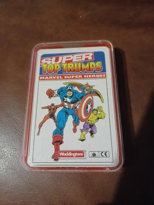 ☆Super Top Trumps - Marvel Super Heroes - Original + Full Set of Playing Cards☆ - Image 1 of 3