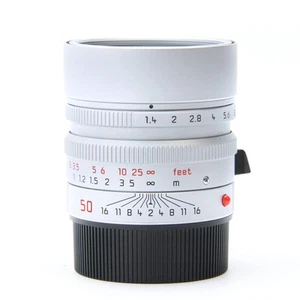 Leica Summilux M50mm F/1.4 ASPH.(6bit)Silver -Near Mint- #440 - Picture 1 of 12