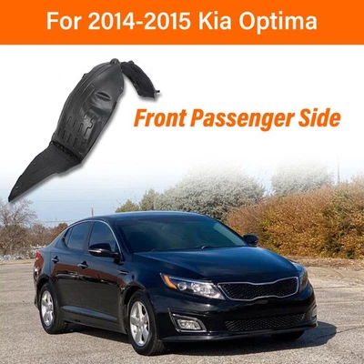 New Fits 2014-2015 Kia Optima Sedan Fender Liner Front Right Passenger Side Foto 1 de 4