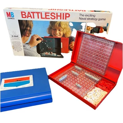 Vintage Battleship Board Game 1975 MB Games Naval Strategy Retro Box Complete - Image 1 of 4