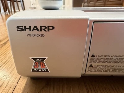 Sharp PG-D45X3D Projector. Needs New Bulb Lamp. - Image 1 of 4