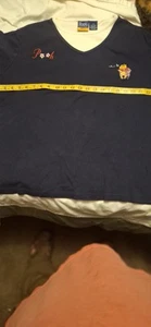 Felpa girocollo Disney Winnie the Pooh blu navy vintage anni 90 - Foto 1 di 6
