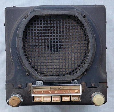 原始设备制造商 1940 - 1941 年别克 Sonomatic 按钮调幅收音机带旋钮  — 第 1/4 张图片