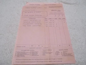 VINTAGE 1937 GRADENBERICHTE VON DER UNIVERSITÄT VON FLORIDA MR. GEORGE O. JONES - Bild 1 von 6