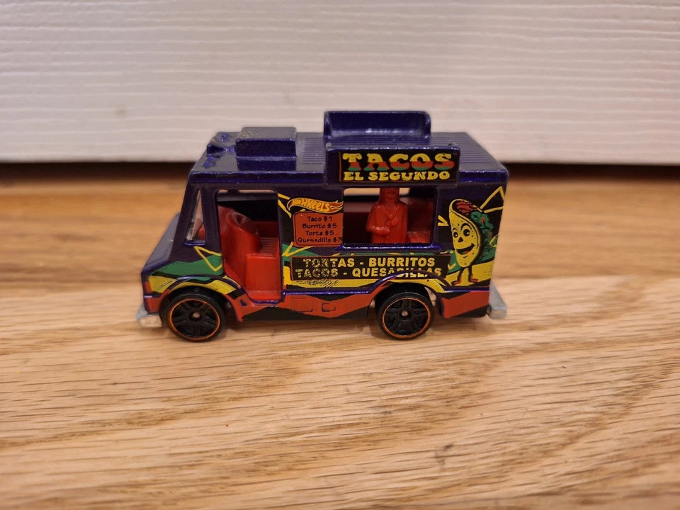 Vintage Diecast 1983 Mattel Hot Wheels Toy Taco Food Truck, Tacos El Segundo - Image 1 of 4