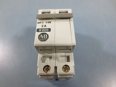 Allen Bradley 1492-CB2 2 Amp 2 Pole 480V Vac Circuit Breaker H020 - Image 1 of 4