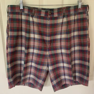 Polo Ralph Lauren Mens Size 40 Madras Plaid Shorts Preppy Summer Golf - Picture 1 of 6