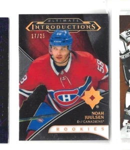 2018-19 Ultimate Coll Ultimate Introductions Onyx Black #UI20 Noah Juulsen 17/25 - Picture 1 of 1