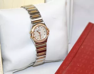 Ladies Omega Constellation My Choice Quartz Watch 1368.7100 - Box Papers - 6.75" - Picture 1 of 5