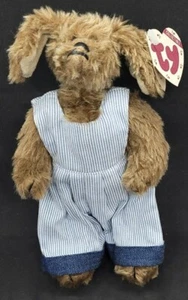 TY 1993 BREWSTER the DOG ATTIC TREASURES - 5TH GEN NO BUTTONS - MWMT - Picture 1 of 6