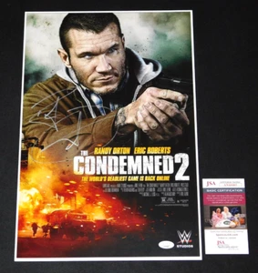 RANDY ORTON WWE SIGNED 12X18 THE CONDEMMED 2 POSTER JSA COA!!! - Picture 1 of 1