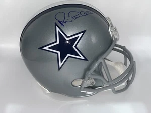MICHAEL IRVIN Signed DALLAS COWBOYS classic full size rep Helmet - Auto - cert - Picture 1 of 6