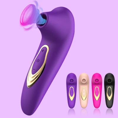 Clit Sucker Nipple Vibrator G-Spot Stimulation Sex Toys for Women Masturbation - Image 1 of 4