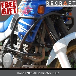 Honda NX650 Dominator RD02 1992-1994 Crash Bars Engine Guard Frame + GIFT - Picture 1 of 8