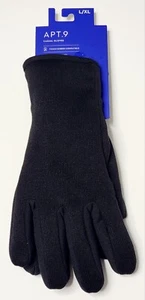 Apt 9 Casual Gloves Touchscreen Compatible Heat Retention Black L/XL *NWT* - Picture 1 of 2