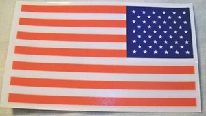 3"x 5" AMERICAN FLAG Window Sticker DECAL Window Cling - Foto 1 di 1