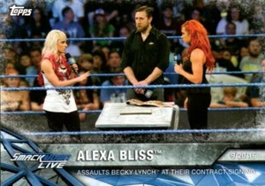 2017 Topps WWE Women's Division - WWE Matches and Moments #WWE-8 Alexa Bliss - Imagen 1 de 2