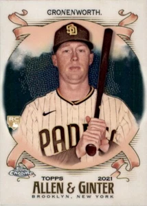 Topps Allen & Ginter 2021 cromo #99 Jake Cronenworth novato - Imagen 1 de 2