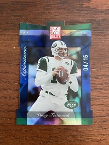 Vinny Testaverde 2002 Donruss Elite Aspirations Die Cut #04/16 New York Jets