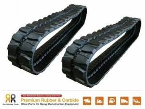 2 Rubber Track 400x72.5x72 fits Hitachi UE 50 Zaxis 55U Excavator - Picture 1 of 2