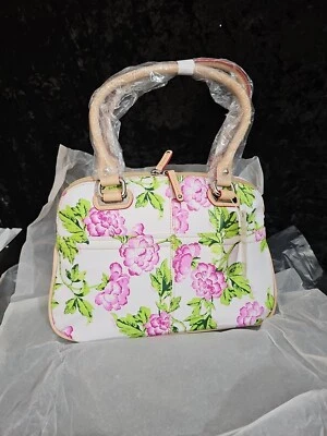 Bolso de Hombro Tignanello Rosa Floral Nuevo Foto 1 de 4