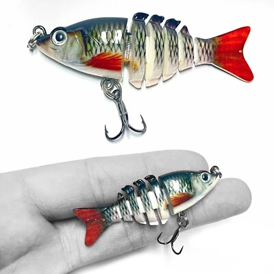 SWIMBAIT Mini Wobbler | 5cm / 5g | Köder für Barsch & Forelle | Crankbait - Bild 1 von 4