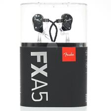 Fender FXA5 Black In-Ear Headphone Monitors Professional Live Performance
