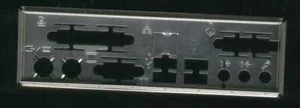 I/O shield oem PIASTRA mascherina computer PC posteriore MAIN BOARD ATX .08 - Foto 1 di 3
