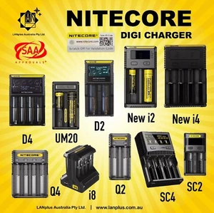 Nitecor D4 D2 New i4 New i2 i8 Q2 Q4 SC2 SC4 UMS4 V2 Battery Charger/ Power bank - Picture 1 of 17
