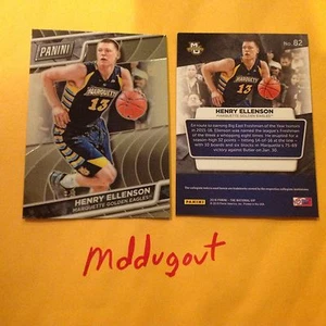 HENRY ELLENSON Marquette Pistons RC 2015/16 2016 Panini National VIP Gold Chrome - Picture 1 of 1