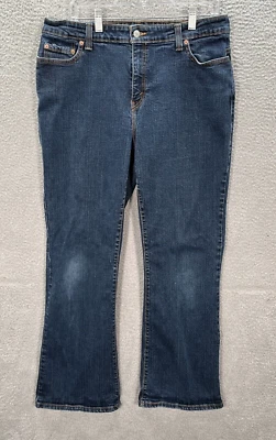 Vintage Levis 515 Jeans Womens 18 Medium Blue Boot Cut High Rise Workwear Y2K - Image 1 of 4