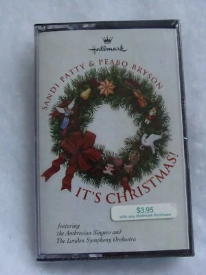 NEW SEALED Sandi Patty & Peabo Bryson It's Christmas (Cassette 1996) Hallmark - Image 1 of 3