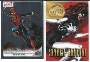 SPIDER-WOMAN / SPIDER-GIRL, RARAS 1997 y 2022 cartas de foil, Marvel [casi como nuevas casi nuevas+] - Imagen 1 de 2