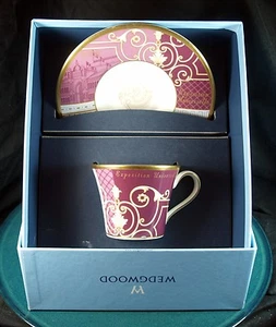 Wedgwood 250 Years Anniversary Paris World Expo 1855 Cup & Saucer Boxed NEW! - Picture 1 of 1
