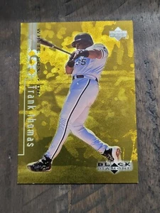 1999 Black Diamond Triple #20 Frank Thomas SN 1469/1500 - Picture 1 of 2