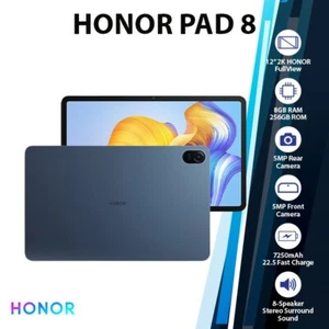 (New)HONOR Pad 8 12-inch 8GB+256GB Bluetooth Octa Core Android PC Tablet (Wi-Fi) - Picture 1 of 4