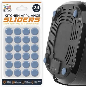 Appliance Sliders for Kitchen Appliances (24 Pack) Small Grey - Picture 1 of 7