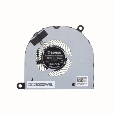 NEW FOR DELL LATITUDE 5480 CPU FAN DC28000IWSL G5JG4 0G5JG4 EG50060S1-C320-S9A - Image 1 of 2