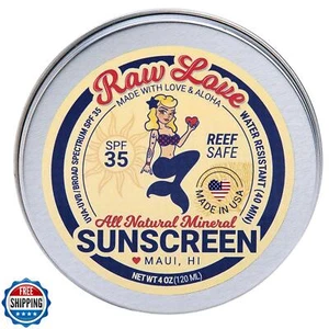 Protector solar seguro Raw Love Reef FPS 35 | Biodegradable aprobado por México y Hawái - Imagen 1 de 5