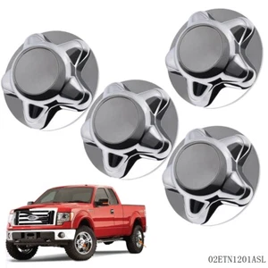 4 Pcs Chrome Wheel Hub Cap Center Cover Fit For 97- 03 Ford F150 Expedition Rim - Picture 1 of 12