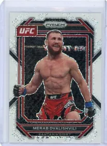 2023 Prizm UFC White Sparkle SSP MERAB DVALISHVILI No. 172! - Picture 1 of 2