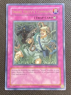 YuGiOh! - Snake Deity's Command TAEV-EN068 Rare Unlimited Edition Near Mint - Image 1 of 2