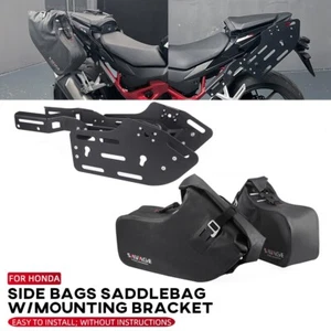 Bolsa de sillín lateral portaequipajes con soporte de montaje para HONDA CB750 Hornet 750 23-25 - Imagen 1 de 24