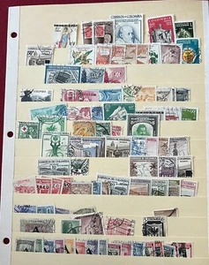 Colombia one man's collection of older stamps - Picture 1 of 1