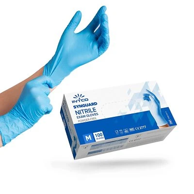 INTCO MEDICAL 100 x INTCO Nitril Untersuchungshandschuhe Einmalhandschuhe puderfrei Gr. M