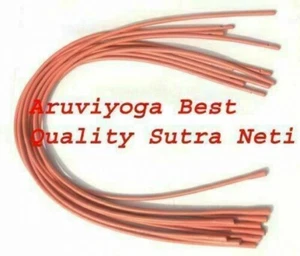 Neti Sutra Neti Rubber Tube For Nasal Cleansing For Beginner 2,4,6 Pcs FREE SHIP - Picture 1 of 5