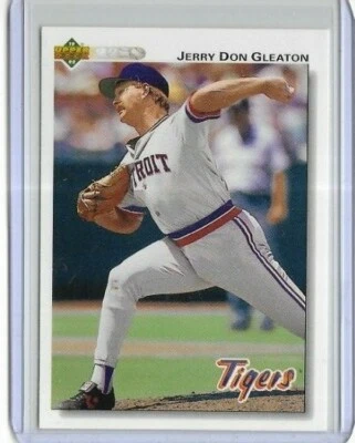 1992 Upper Deck #601 Jerry Don Gleaton Detroit Tigers - Image 1 of 2