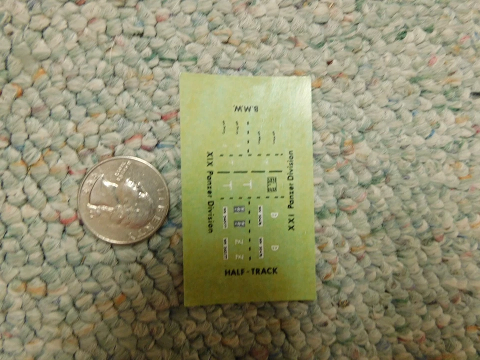 Matchbox decals 1/76 BMW Half-Track XX43 - Image 1 of 1